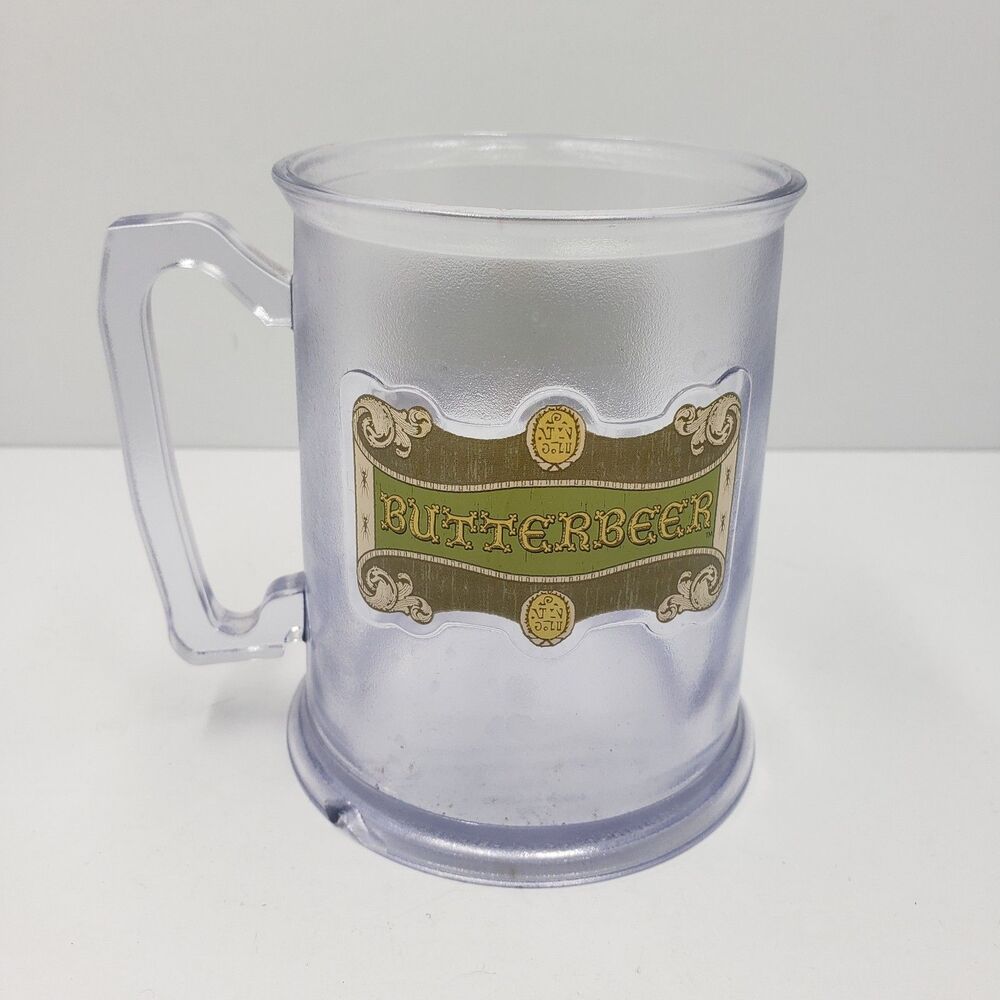 Harry Potter Butterbeer Mug Wizarding World Universal Studios Plastic 16 Ounce